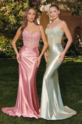 Gaia Embellished Corset Dress
