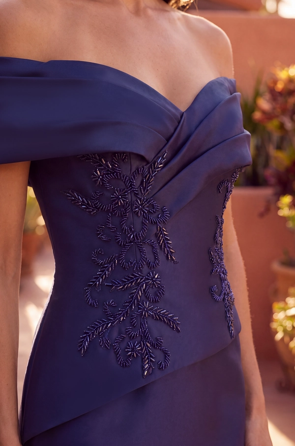 Off Shoulder Long Evening Formal Dress