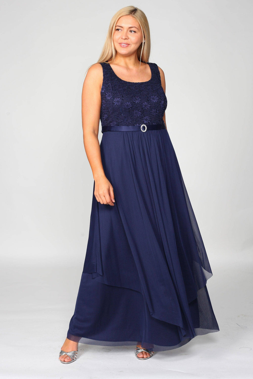 Plus Size Mother of the Bride Dress with Jacket | Floor Length Formal Gown