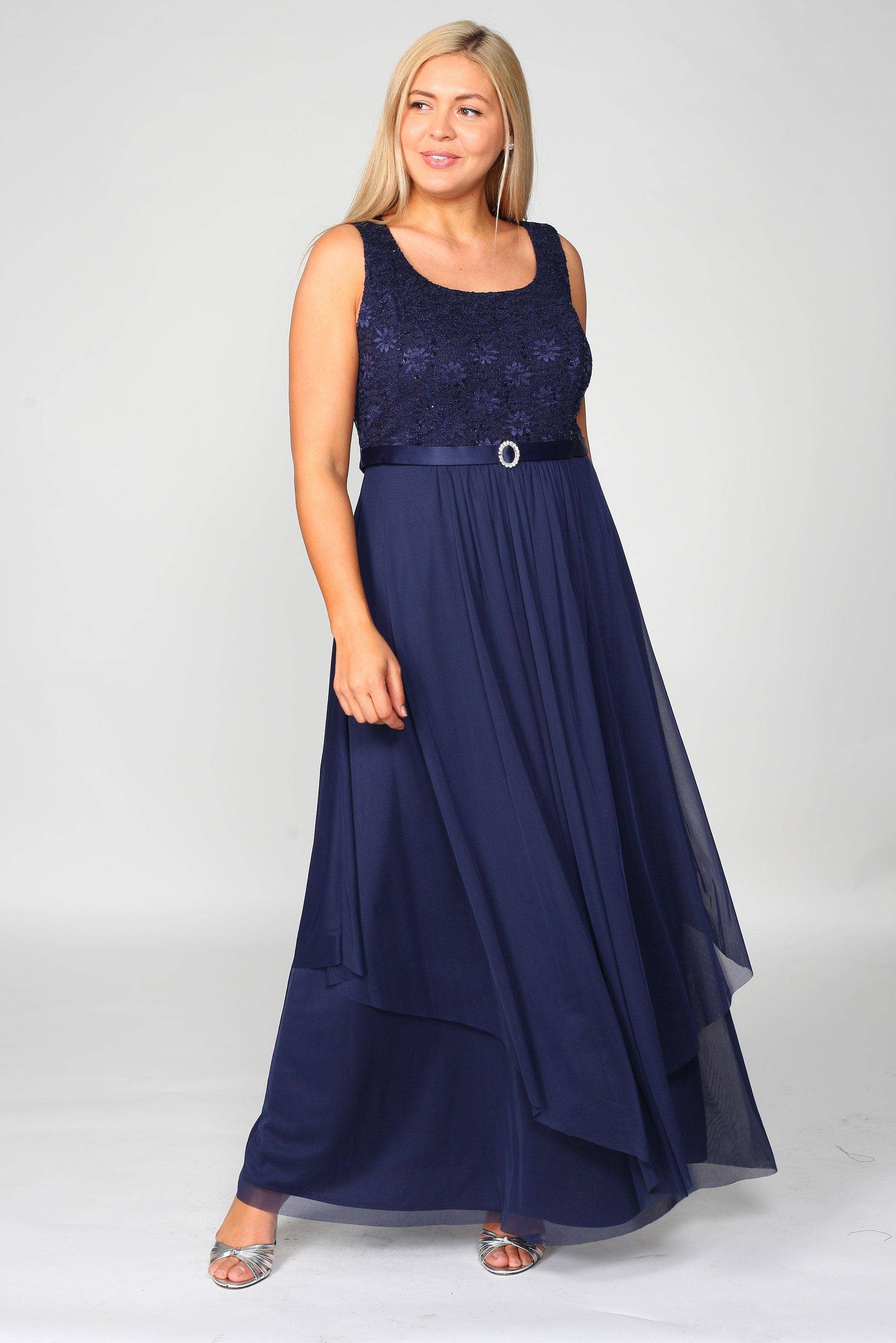 Plus Size Mother of the Bride Dress with Jacket | Floor Length Formal Gown