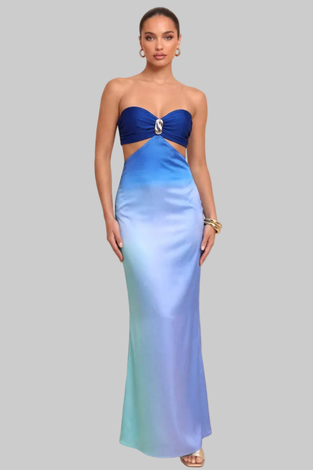 Ombré Silver Bead Dress