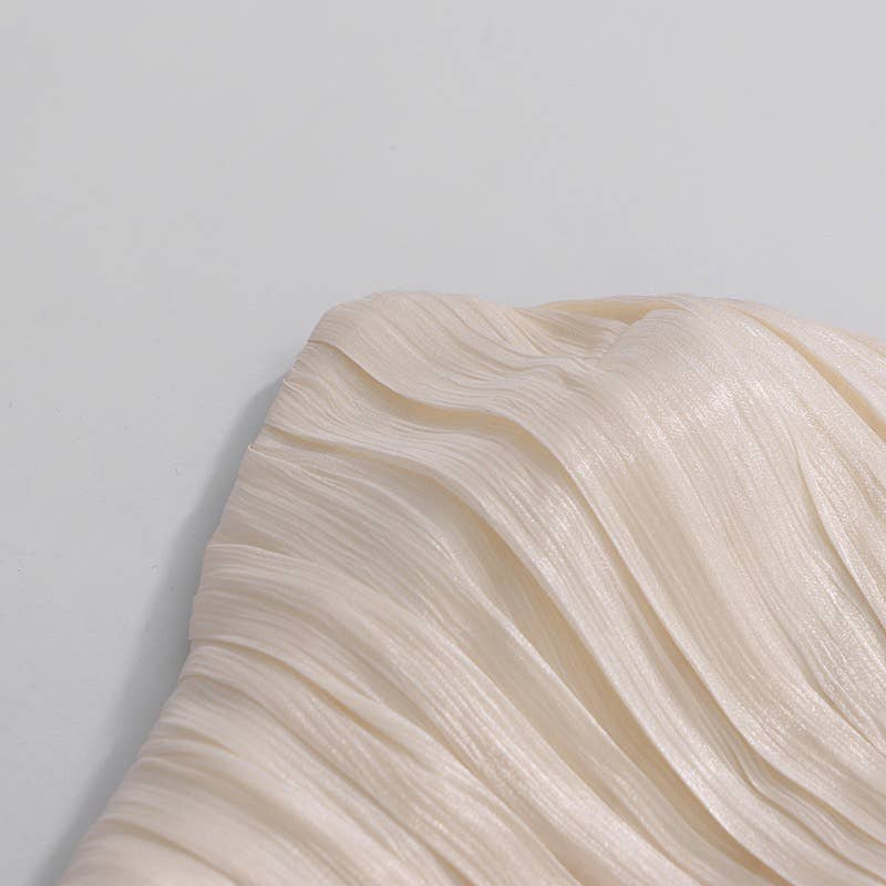Strapless Ruffle Mini Dress Sculpted Summer Chic