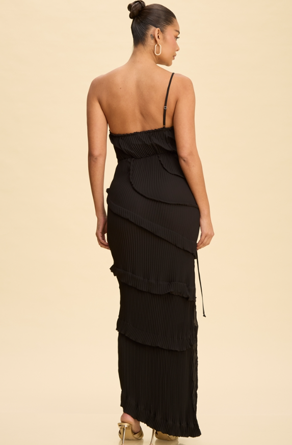 Accordian Cocktail & Evening Dress by Luxxel