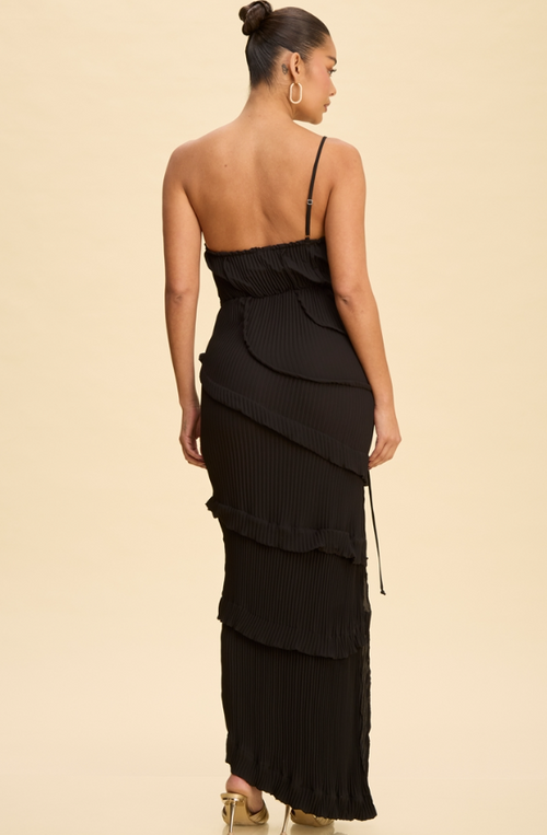 Accordian Cocktail & Evening Dress by Luxxel
