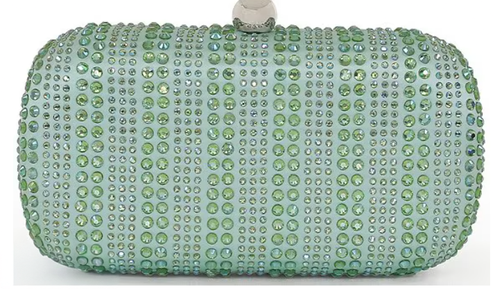 Badgley Mischka Harlow Crystal Minaudiere Clutch | Jewel Evening Bag