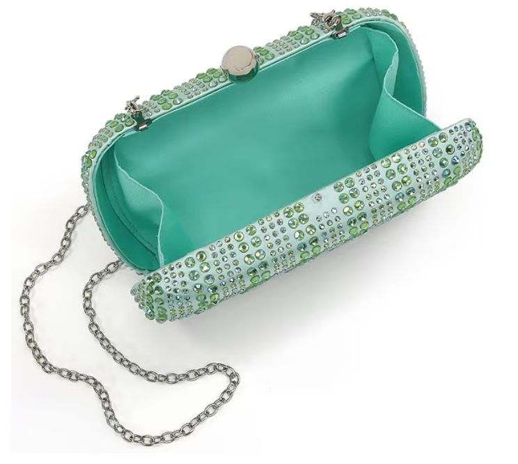 Badgley Mischka Harlow Crystal Minaudiere Clutch | Jewel Evening Bag
