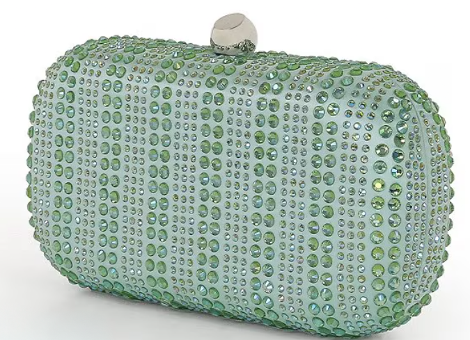 Badgley Mischka Harlow Crystal Minaudiere Clutch | Jewel Evening Bag