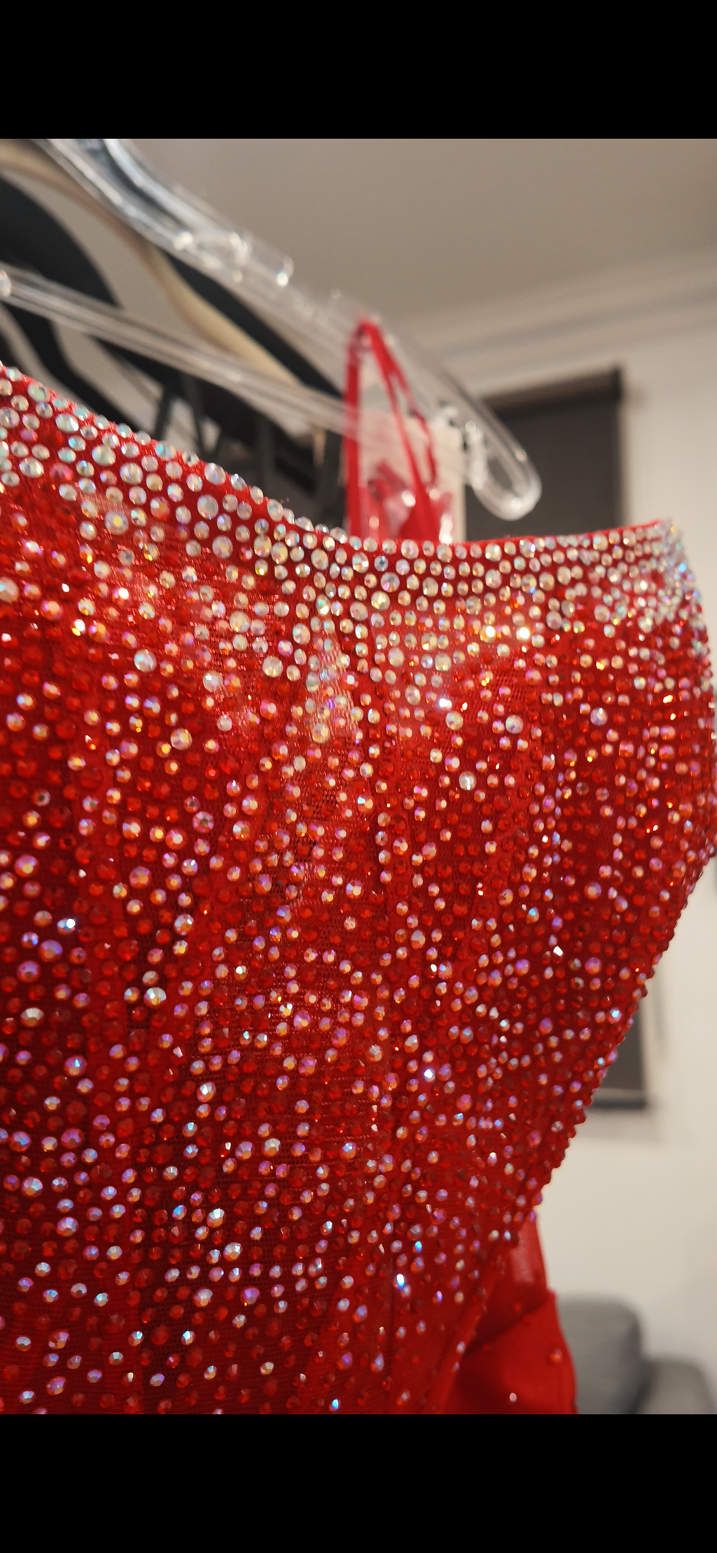 Red Beaded Strapless Formal Gown | The Scarlett Beaded Gown