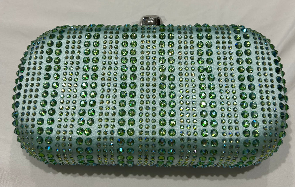 Badgley Mischka Harlow Crystal Minaudiere Clutch | Jewel Evening Bag