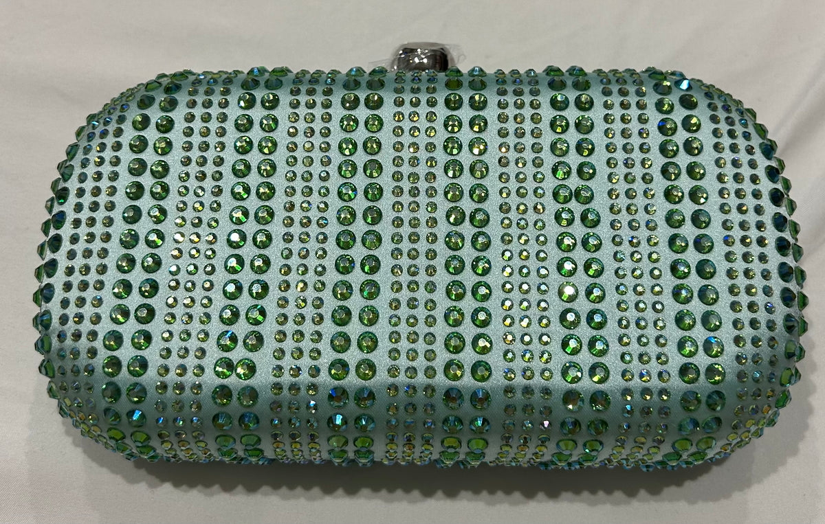 Badgley Mischka Harlow Crystal Minaudiere Clutch | Jewel Evening Bag
