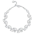 Paloma Bracelet with Swarovski Crystals Rhodium