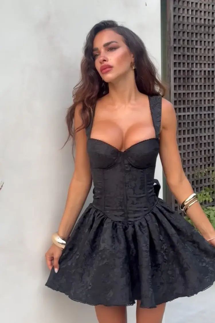 Corset Bodice Mini Dress | Joelle